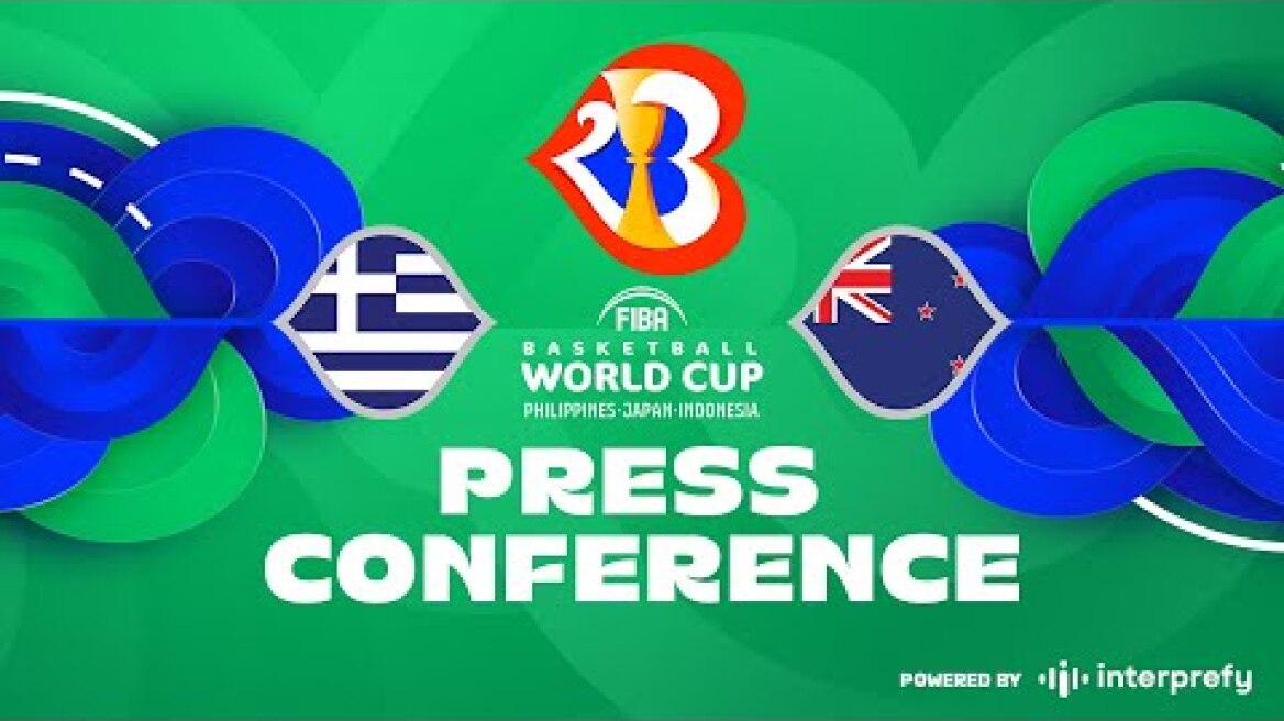 Greece v New Zealand - Press Conference | FIBA Basketball World Cup 2023