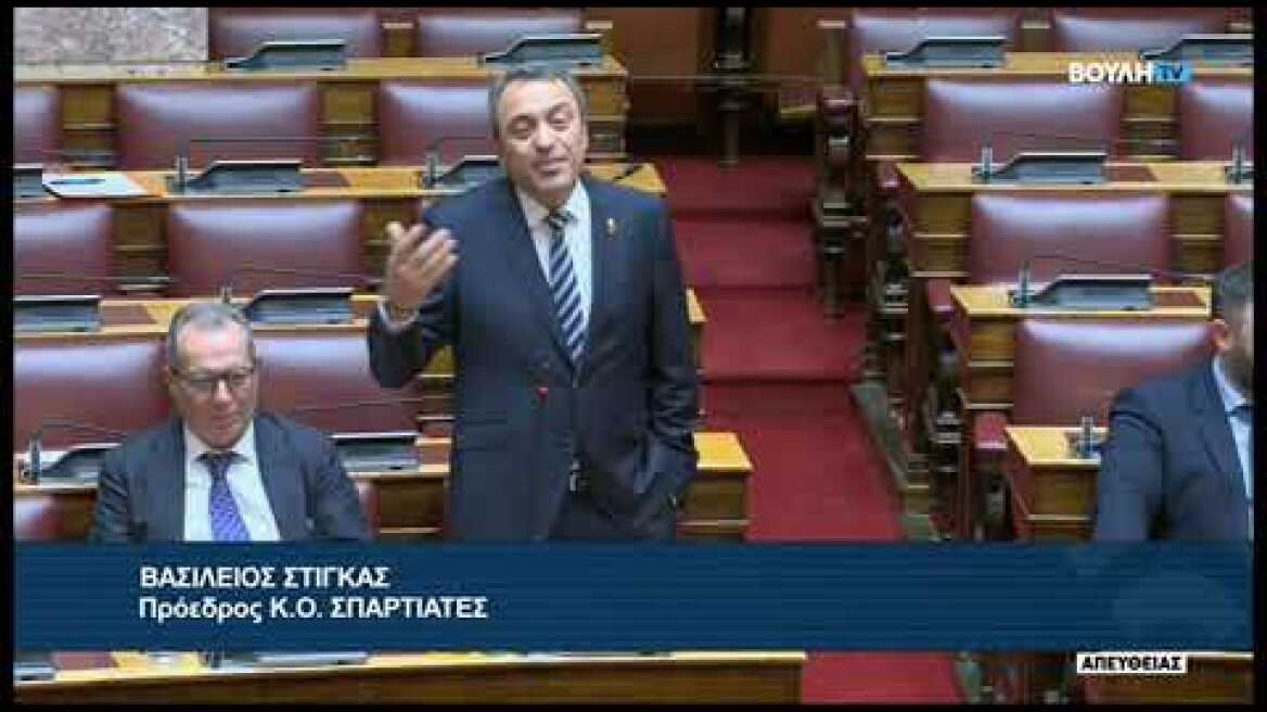 Ο Στίγκας των Σπαρτιατών χαρακτήρισε τον ΣΥΡΙΖΑ κόμμα με αξιοπρέπεια διότι δεν κατέθεσε υπόμνημα