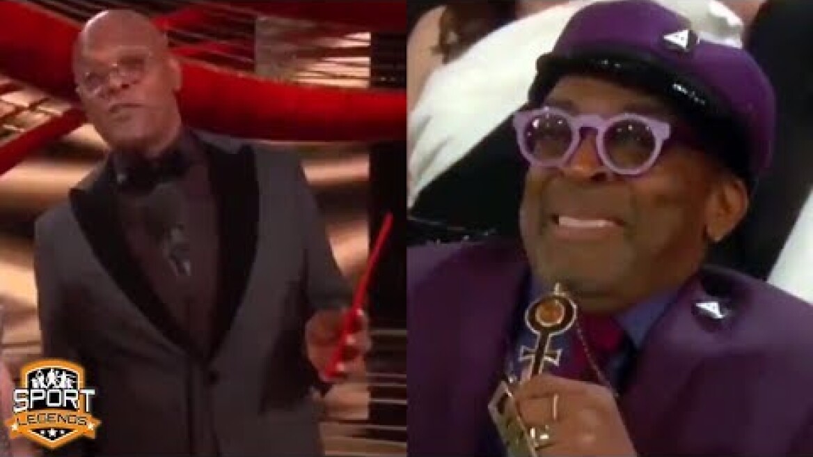 Samuel L Jackson Goes Off Script At the Oscars To Tell Spike Lee About Knicks/Spurs