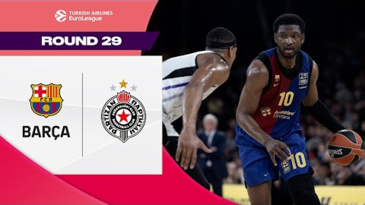 PUNTER's perfect COMEBACK | FC Barcelona - Partizan | BASKETBALL HIGHLIGHTS R29 2024-25