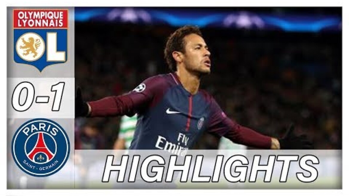 Paris Sant Germain Vs Olympic Lyonnaise 1_0 All Goals Highlights HD 2019