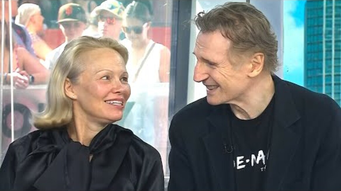 Are Pamela Anderson and Liam Neeson Dating? They Say...