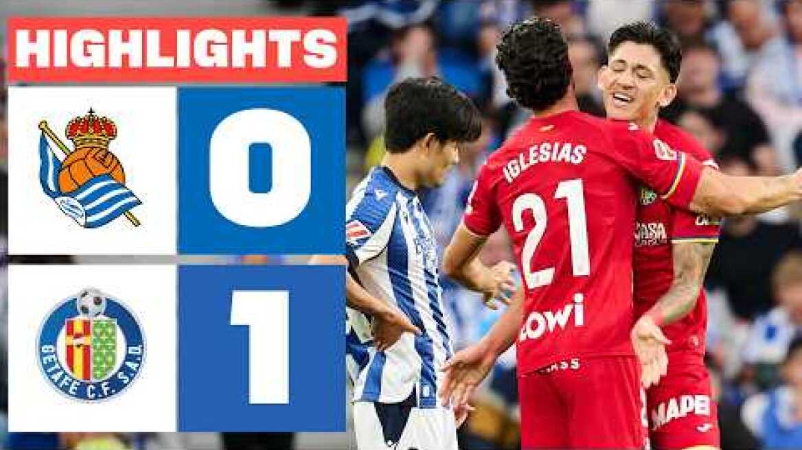 REAL SOCIEDAD 0 - 1 GETAFE CF | RESUMEN LALIGA EA SPORTS