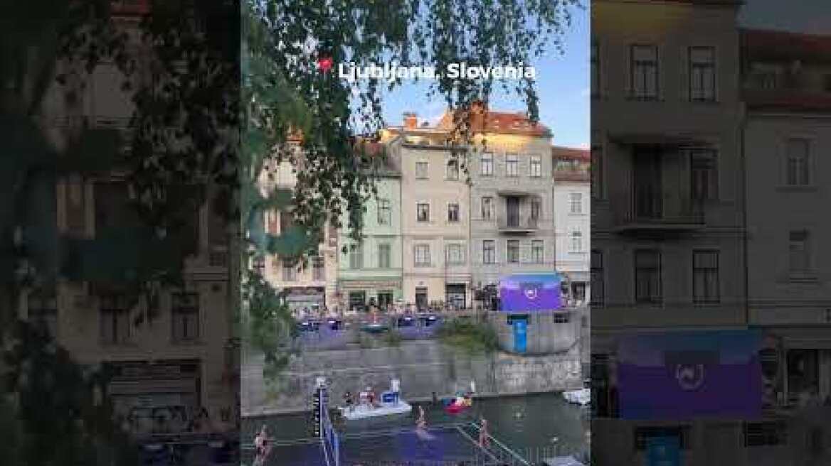 Volleyball on Water in Ljubljana | Slovenia’s Most Unique Court