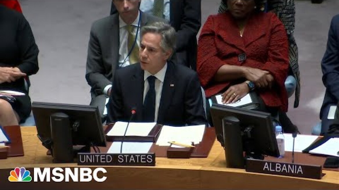 Blinken confirms 33 Americans killed in attacks on Israel at U.N.