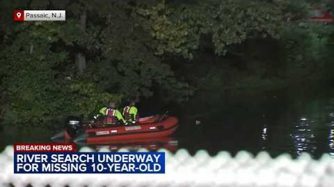 River search underway for missing girl after boy drowns in NJ river