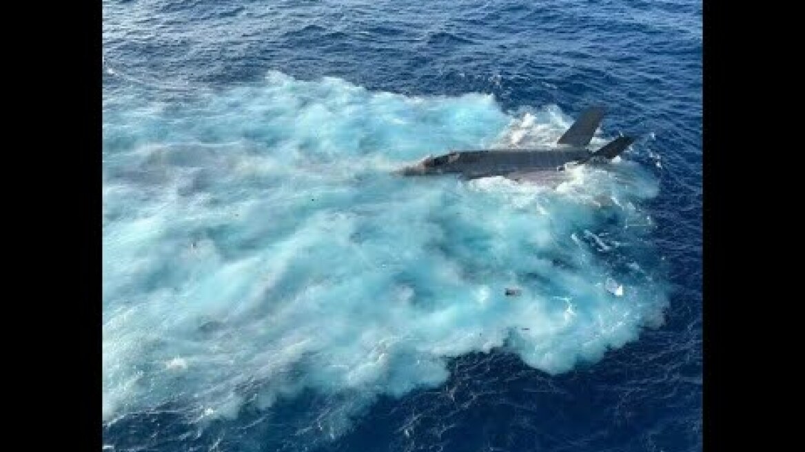 An F-35 has crashed after landing on a US aircraft carrier in the South China Sea.