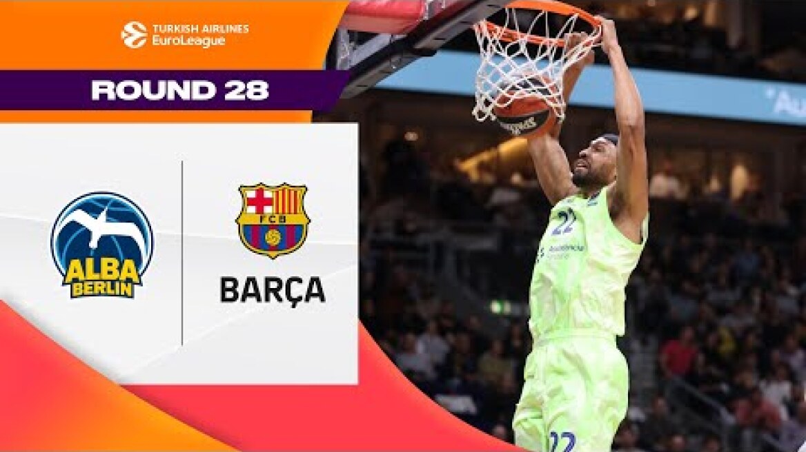 FOURTH Quarter EXPLOSION | Alba Berlin - FC Barcelona | BASKETBALL HIGHLIGHTS R28 2024-25