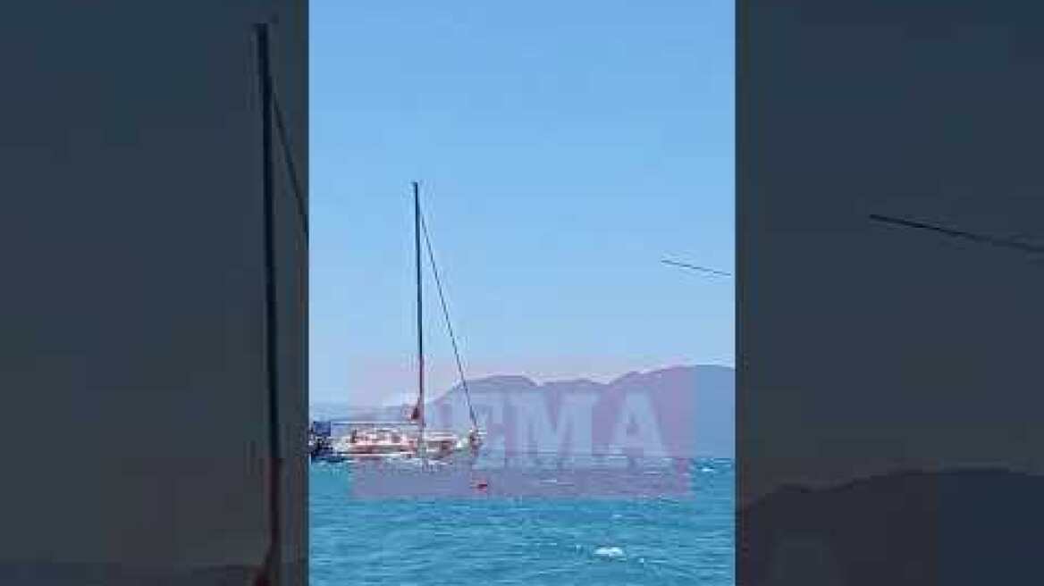 Πρόβλημα για σκάφος αναψυχής με δύο Ιταλούς που χρειάστηκε ρυμούλκυση