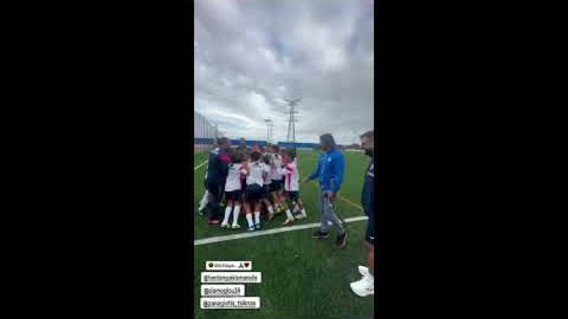 Ο γιος του Στέλιου Χανταμπάκη υπογράφει το πρώτο του δελτίο