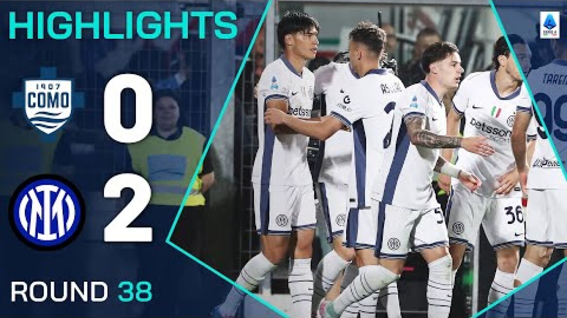 COMO-INTER 0-2 | HIGHLIGHTS | Inter Win But Fall Short In Scudetto Race | Serie A 2024/25