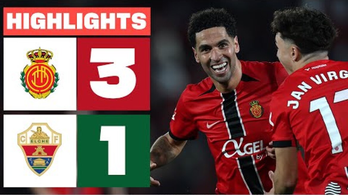 RCD MALLORCA 3 - 1 ELCHE CF | RESUMEN LALIGA EA SPORTS