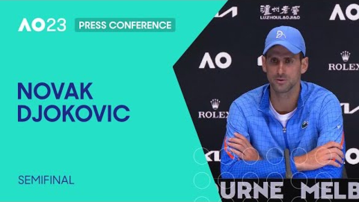 Novak Djokovic Press Conference | Australian Open 2023 Semifinal
