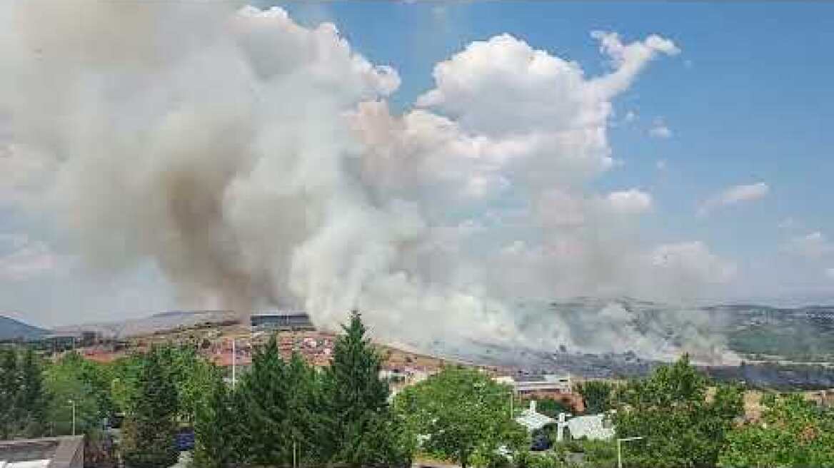 kozan.gr: Ώρα 14:15: Κοζάνη: Koντά στην Πανεπιστημιούπολη η φωτιά