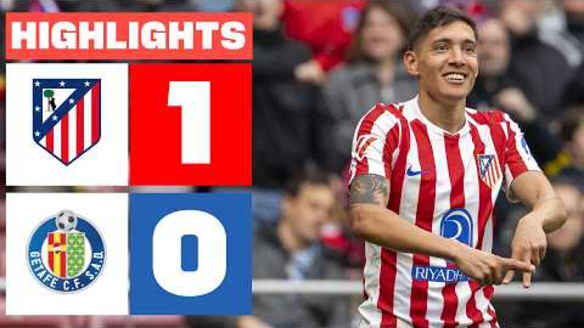 ATLÉTICO DE MADRID 1 -  0 GETAFE CF | RESUMEN LALIGA EA SPORTS