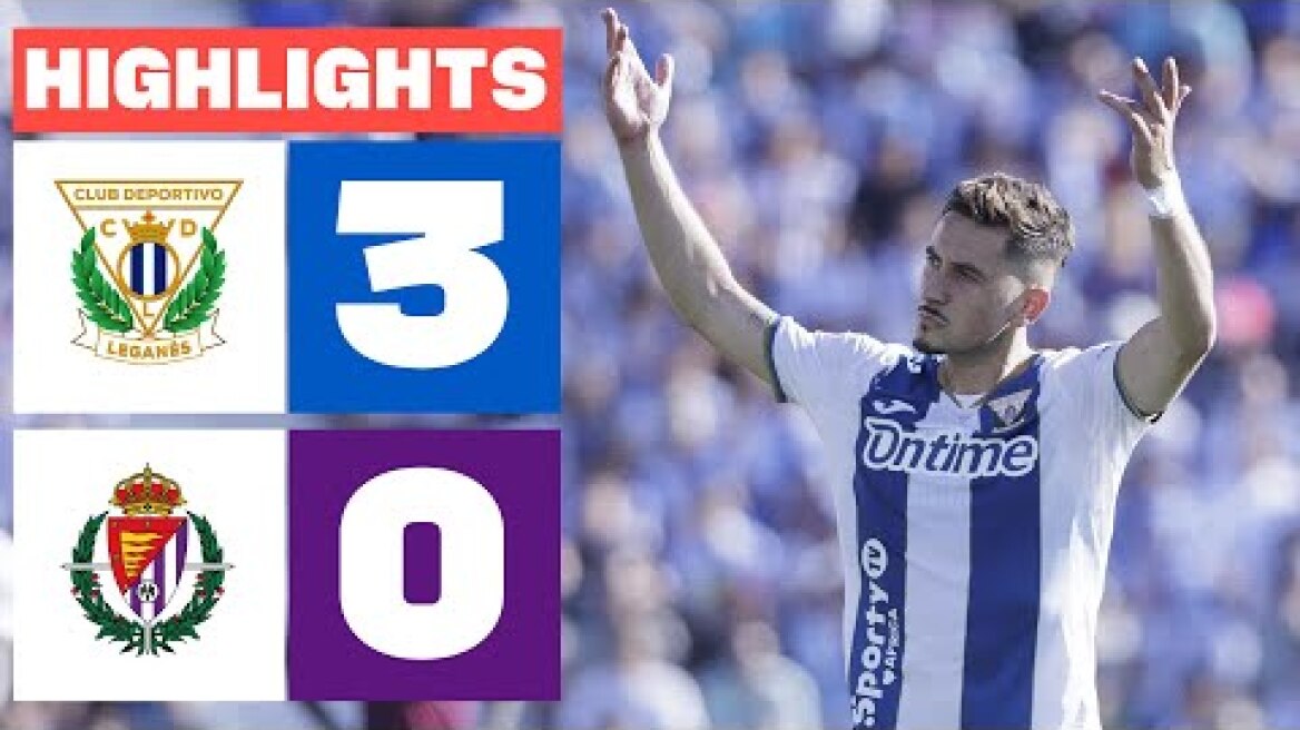 CD LEGANÉS 3 - 0 REAL VALLADOLID CF I RESUMEN LALIGA EA SPORTS