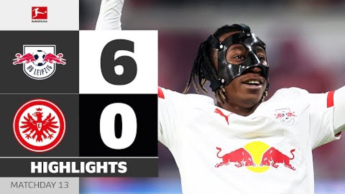 6-GOAL-MADNESS And Diomande Hattrick!! | RB LEIPZIG - EINTRACHT FRANKFURT | Highlights | Bundesliga