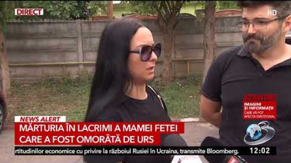 Mama Dianei, tânăra ucisă de urs, mărturii în lacrimi: ”Am simțit că ceva s-a întâmplat”