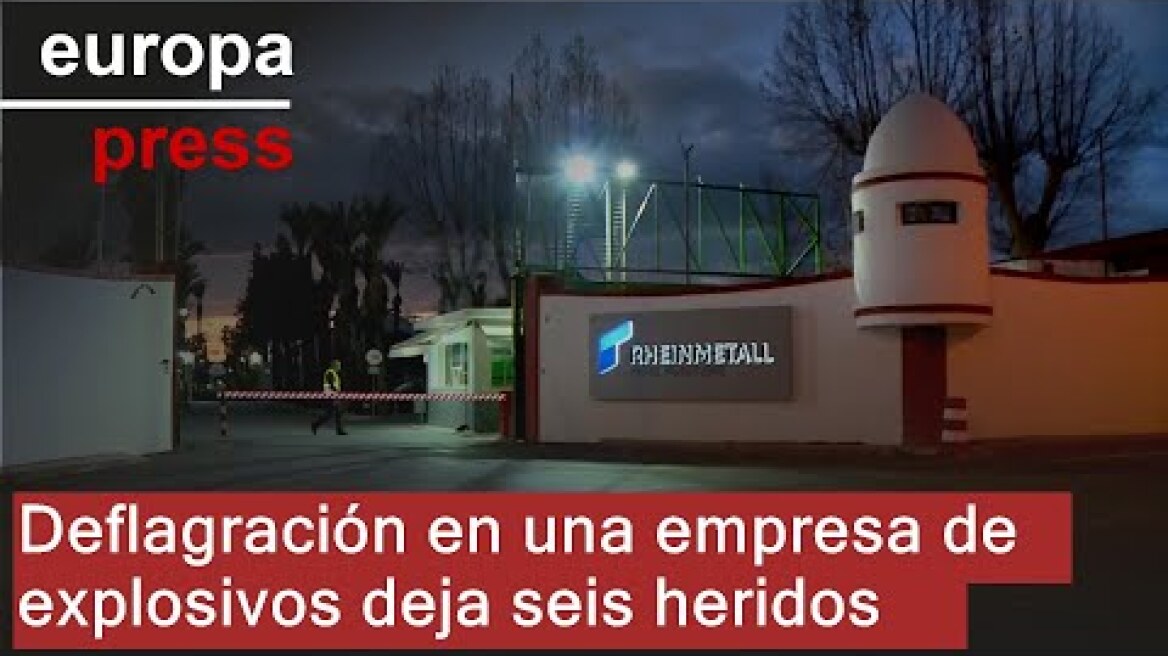 Una deflagración en una empresa de explosivos de Javalí Viejo (Murcia) deja seis heridos