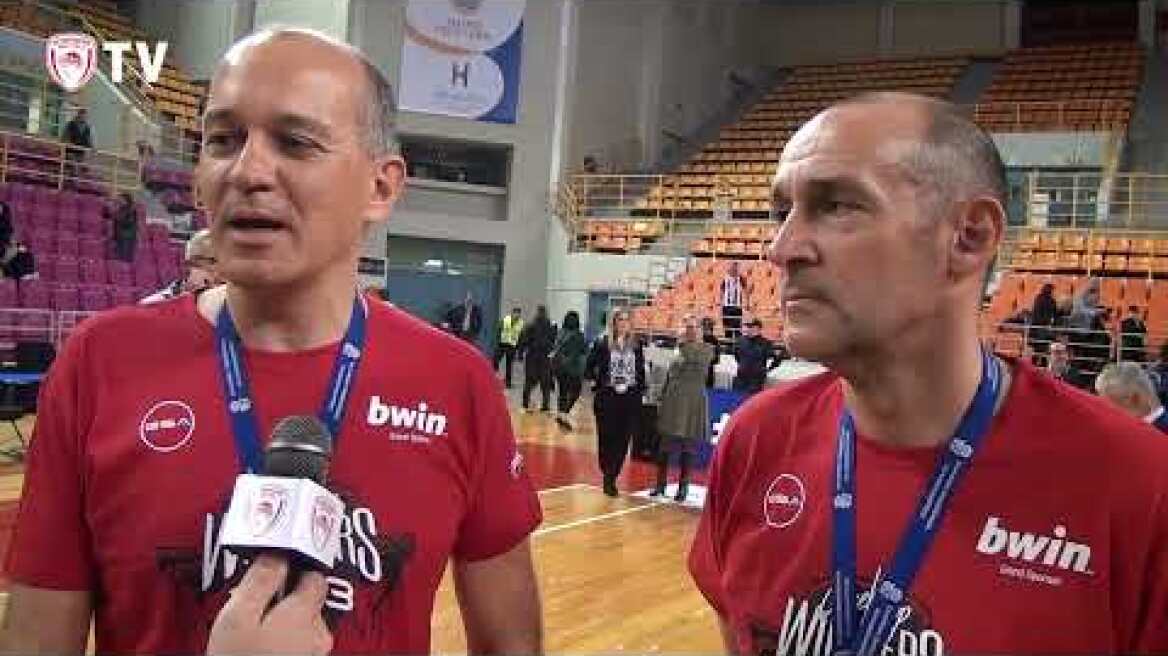 Οι δηλώσεις των Προέδρων μετά την κατάκτηση του Κυπέλλου