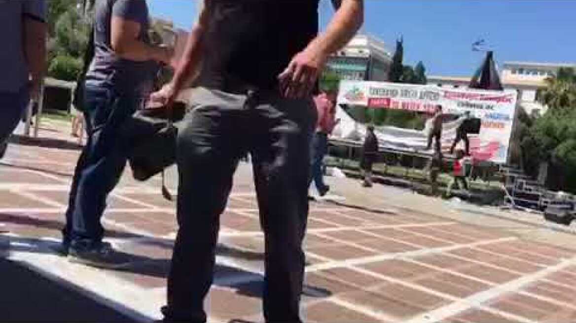 Βίντεο από την επίθεση στην απεργία των εργαζομένων