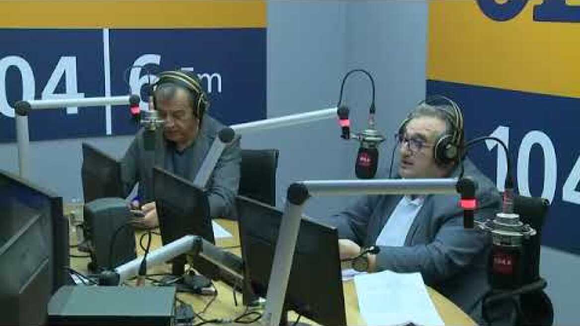 Ο Σταύρος Θεοδωράκης φιλοξενούμενος του Γιάννη Αντύπα στο ΘΕΜΑ Radio 104.6