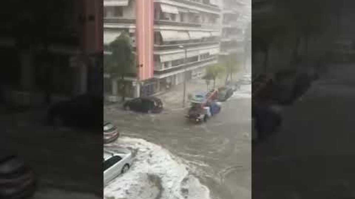 Χαλαζόπτωση στην Καβάλα