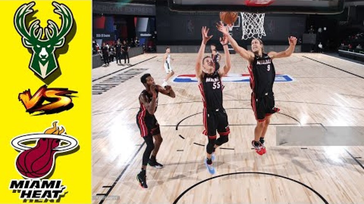Miami Heat vs Milwaukee Bucks - FULL GAME Highlight 4th Qtr I Game 1 I NBA Playoffs ( Aug 31, 2020)