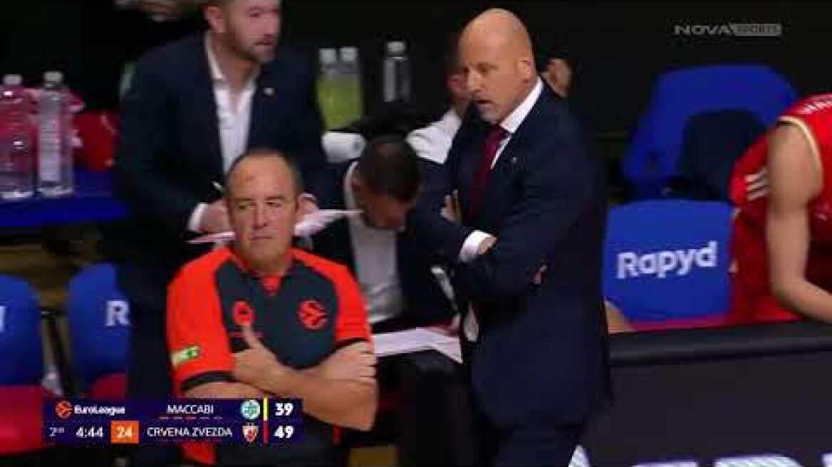 Euroleague: Αήττητοι έβγαλαν την διαβολοβδομάδα Ερυθρός Αστέρας, Ζάλγκιρις, Βαλένθια και Μπάγερν Μακάμπι Τελ Αβίβ – Ερυθρός Αστέρας: 92-99 (MD 8, 30/10/2025)