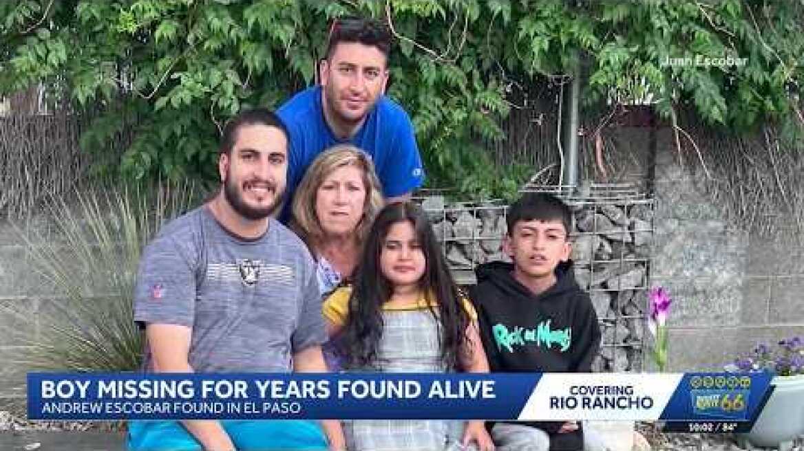 A teenager who had been missing for three years was found safe in El Paso.