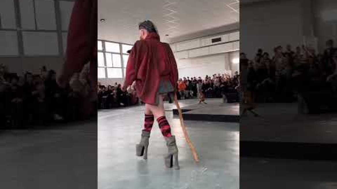 #SamSmith walked in today’s @viviennewestwood Fall 2024 show during #parisfashionweek . Hot! Or Hmm