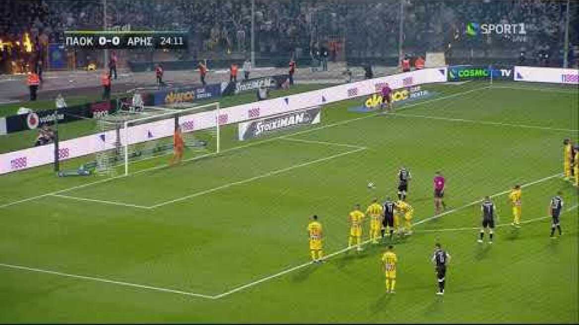 ΠΑΟΚ - Άρης 1-0: Πέναλτι ΠΑΟΚ