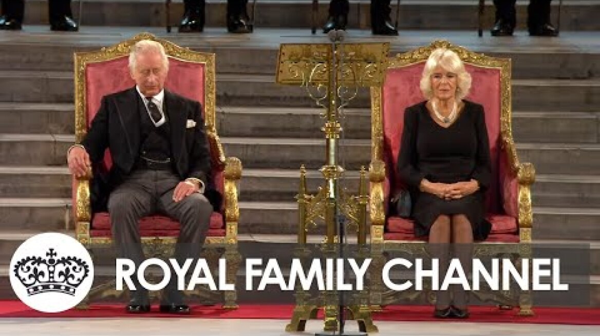 LIVE: King Charles III Receives Motion of Condolence from Parliament