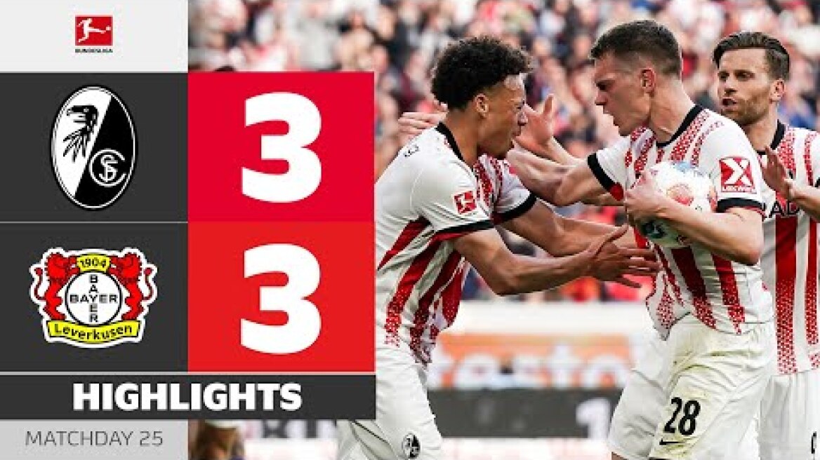 Massive Point At Home Secured! | SC FREIBURG - BAYER 04 LEVERKUSEN | Highlights | MD 25 – Bundesliga