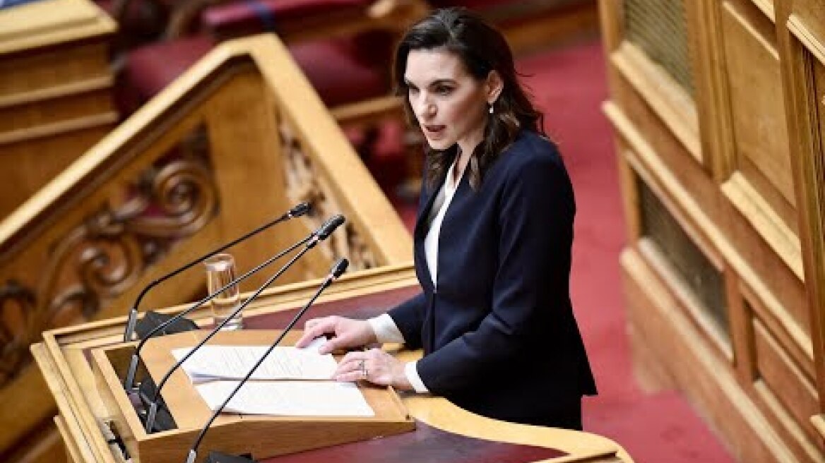 Ό. Κεφαλογιάννη - Ομιλία στην Ολομέλεια της Βουλής για το σ/ν του Υπουργείου Τουρισμού