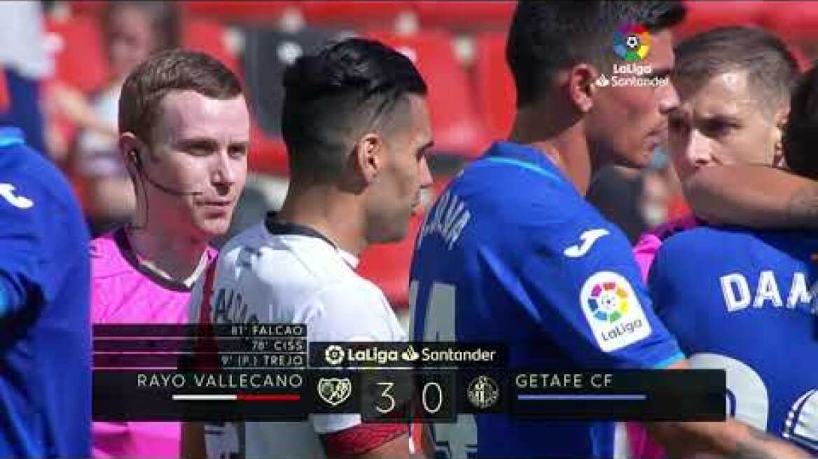 Resumen de Rayo Vallecano vs Getafe CF (3-0)