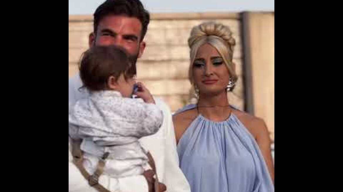 Η συγκίνηση της Ιωάννας Τούνη στη βάφτιση του γιου της