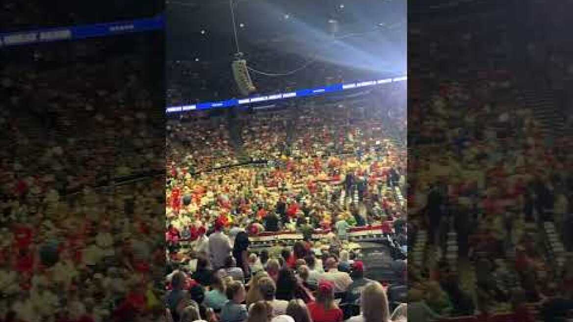 The Pre Trump Rally Soundtrack Goes HARD with ABBA #abba #trump #rally