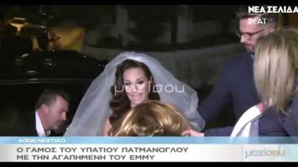 Υπάτιος Πατμάνογλου: Ο γάμος του με την Έμμυ Βογιατζή στα Μέγαρα