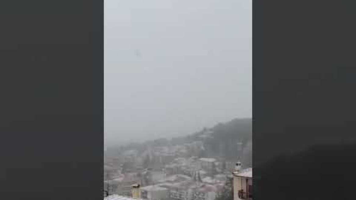 Χιόνια Κοζάνη 9 Απριλίου