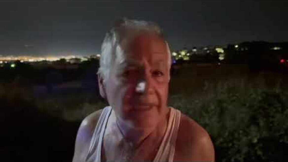 Μαρτυρία κατοίκου πως η φωτιά ξεκίνησε από κεραυνό