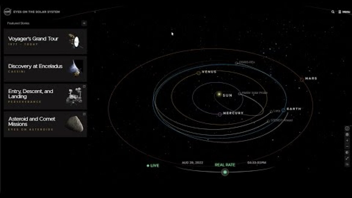 How to Use NASA’s 3D Visualization Tool “Eyes on the Solar System”