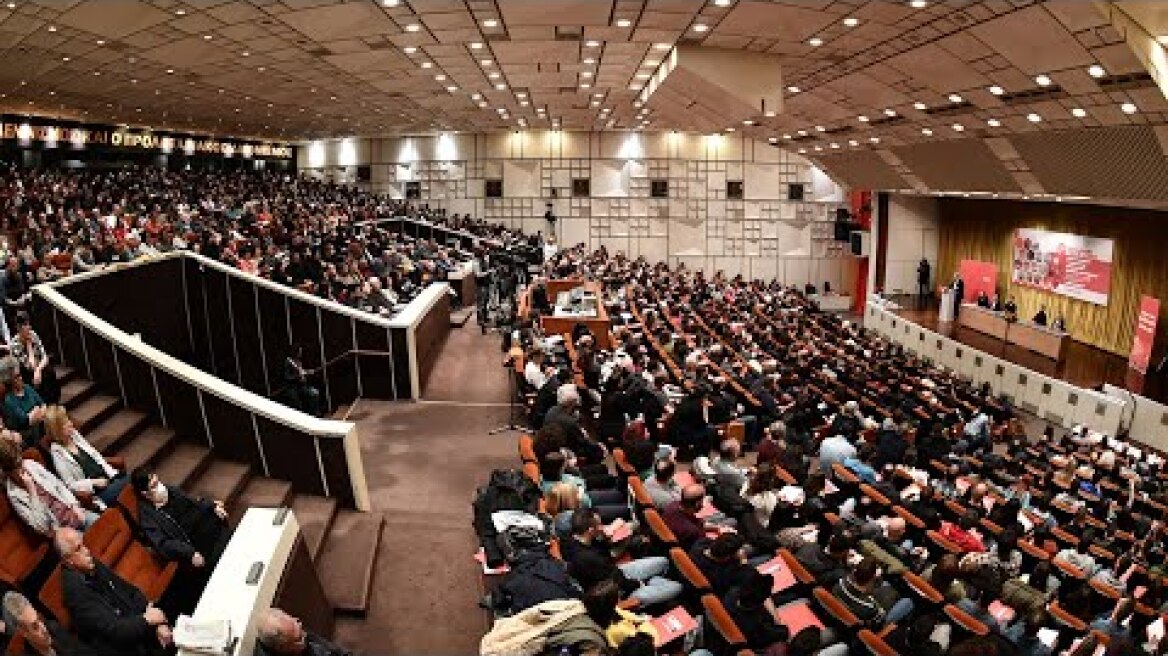 Ομιλία του Δημήτρη Κουτσούμπα στη Συνδιάσκεψη της Κομματικής Οργάνωσης Αττικής στον Περισσό