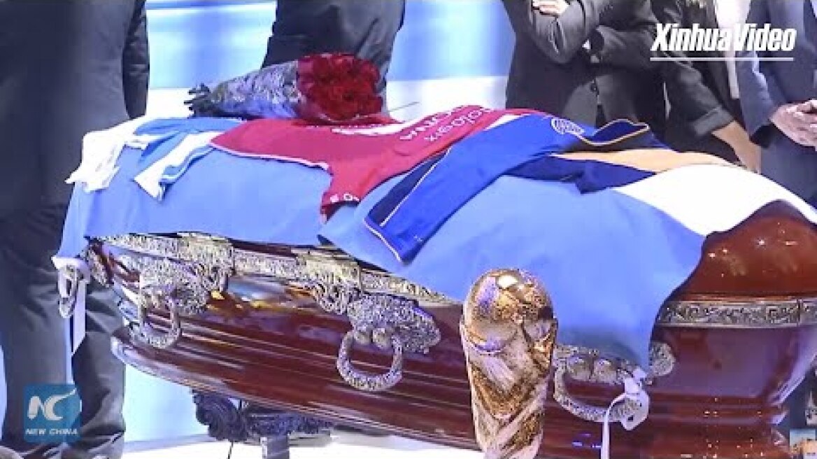 Argentina bids farewell to Maradona