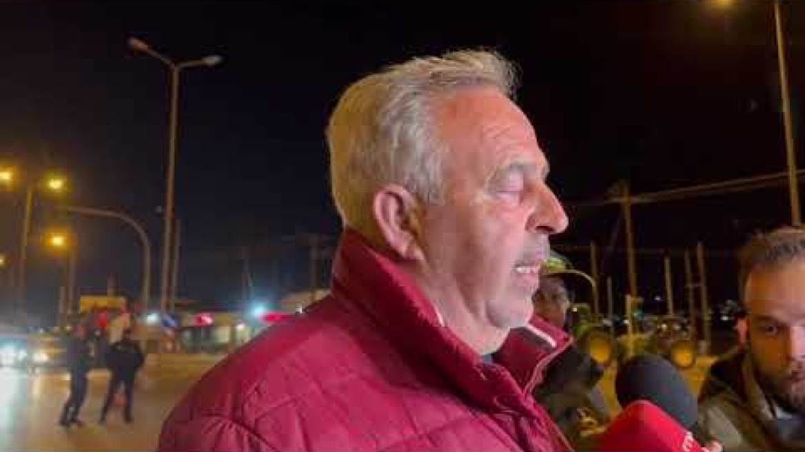 Δηλώσεις του Χρήστου Τσιλιά, γραμματέα της ένωσης αγροτών Θεσσαλονίκης