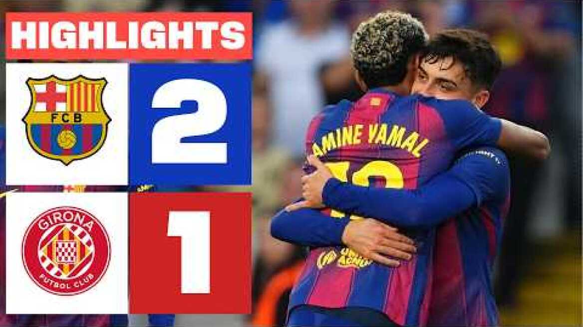 FC BARCELONA 2 - 1 GIRONA FC | RESUMEN LALIGA EA SPORTS