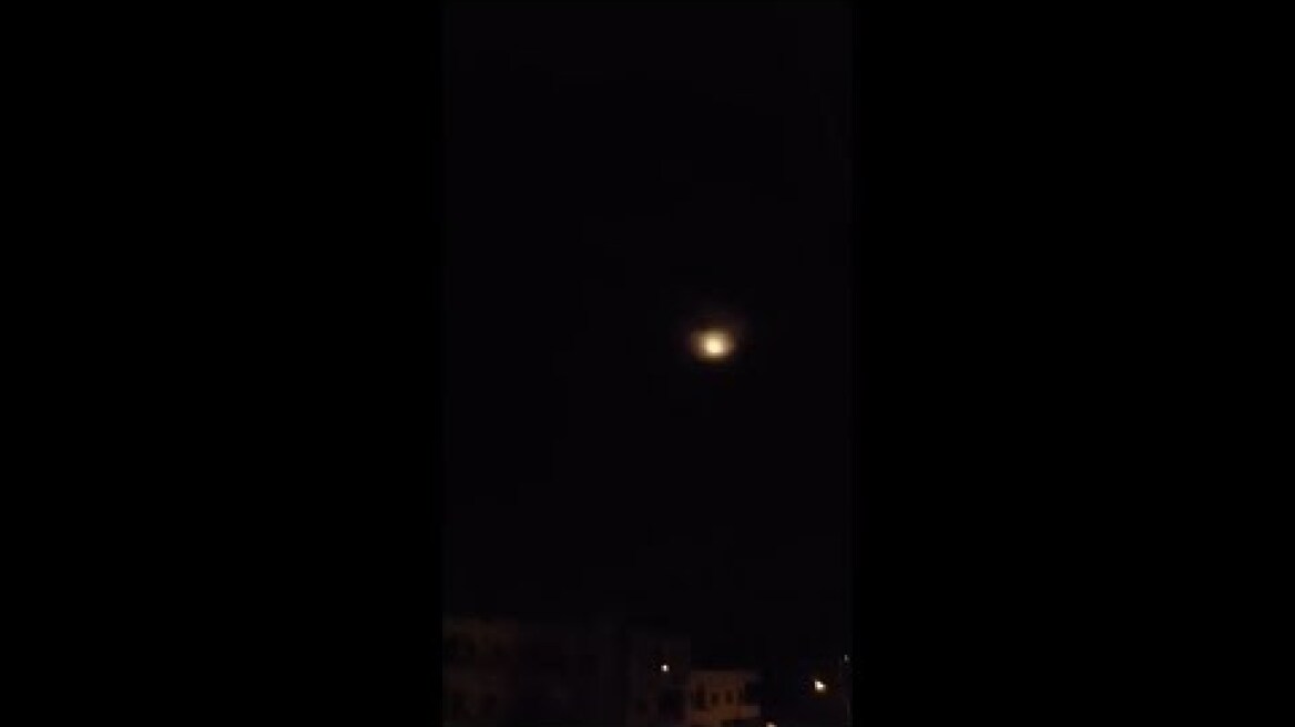 Raw: Video Said To Show Missile Over Syria