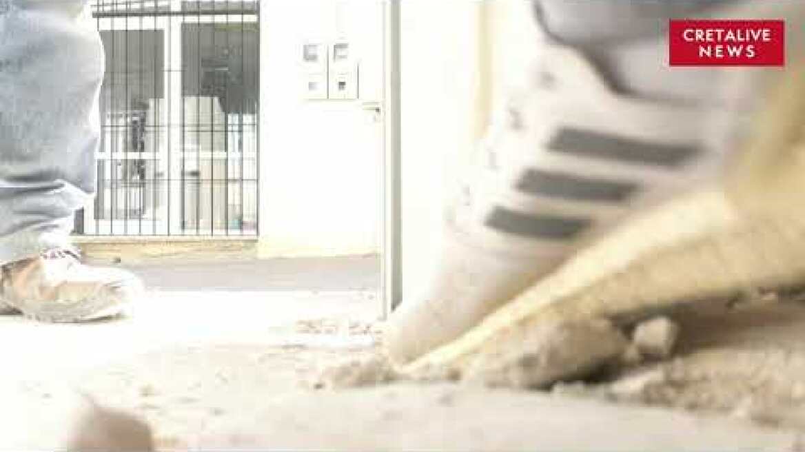 Ο τρόμος "απλώθηκε" στο Αρκαλοχώρι - Εικόνες από drone