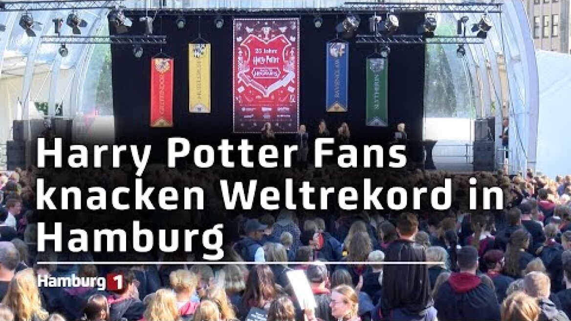 1.758 Harry Potter Fans knacken Weltrekord in Hamburg
