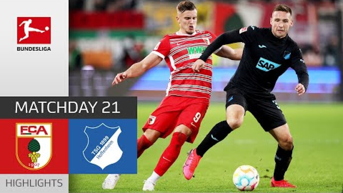 FCA-Joker scores late! | FC Augsburg - TSG Hoffenheim 1-0 | Highlights | MD 21 – Bundesliga 22/23